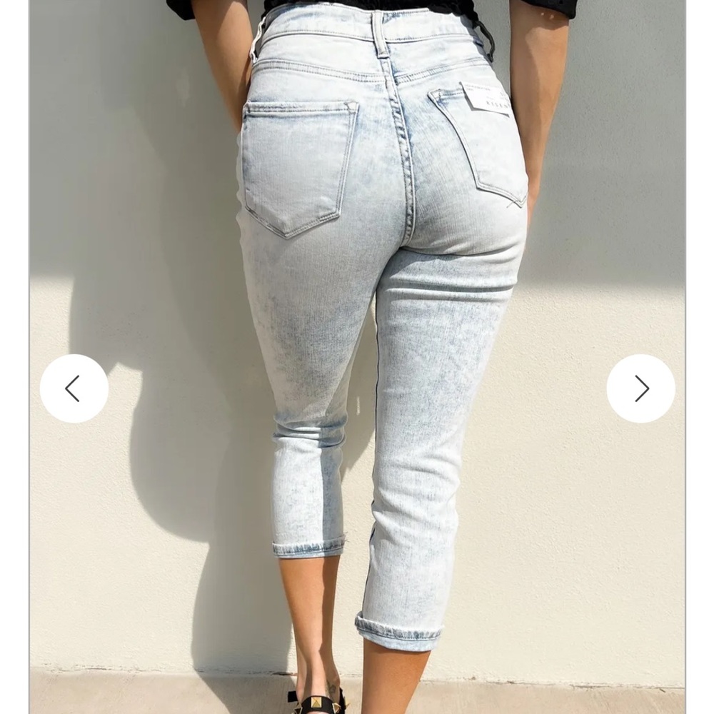 RISEN High Rise Capri Jeans - Picture 2 of 4